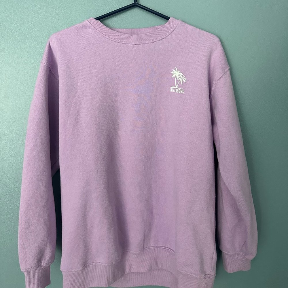 Womens Size Medium Purple Billabong Crewneck Never Worn